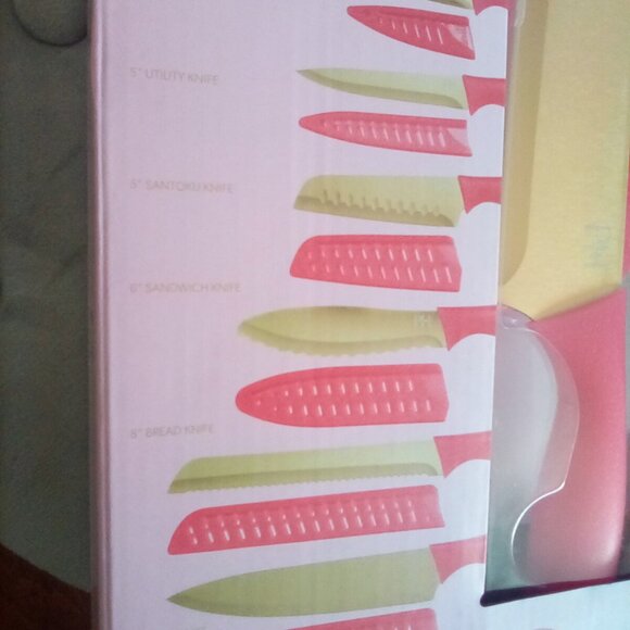 💞Too Cute Paris Hilton Sparkly Hot Pink 13-piece Cutlery Knife Kitchen Set💞 - Picture 4 of 6